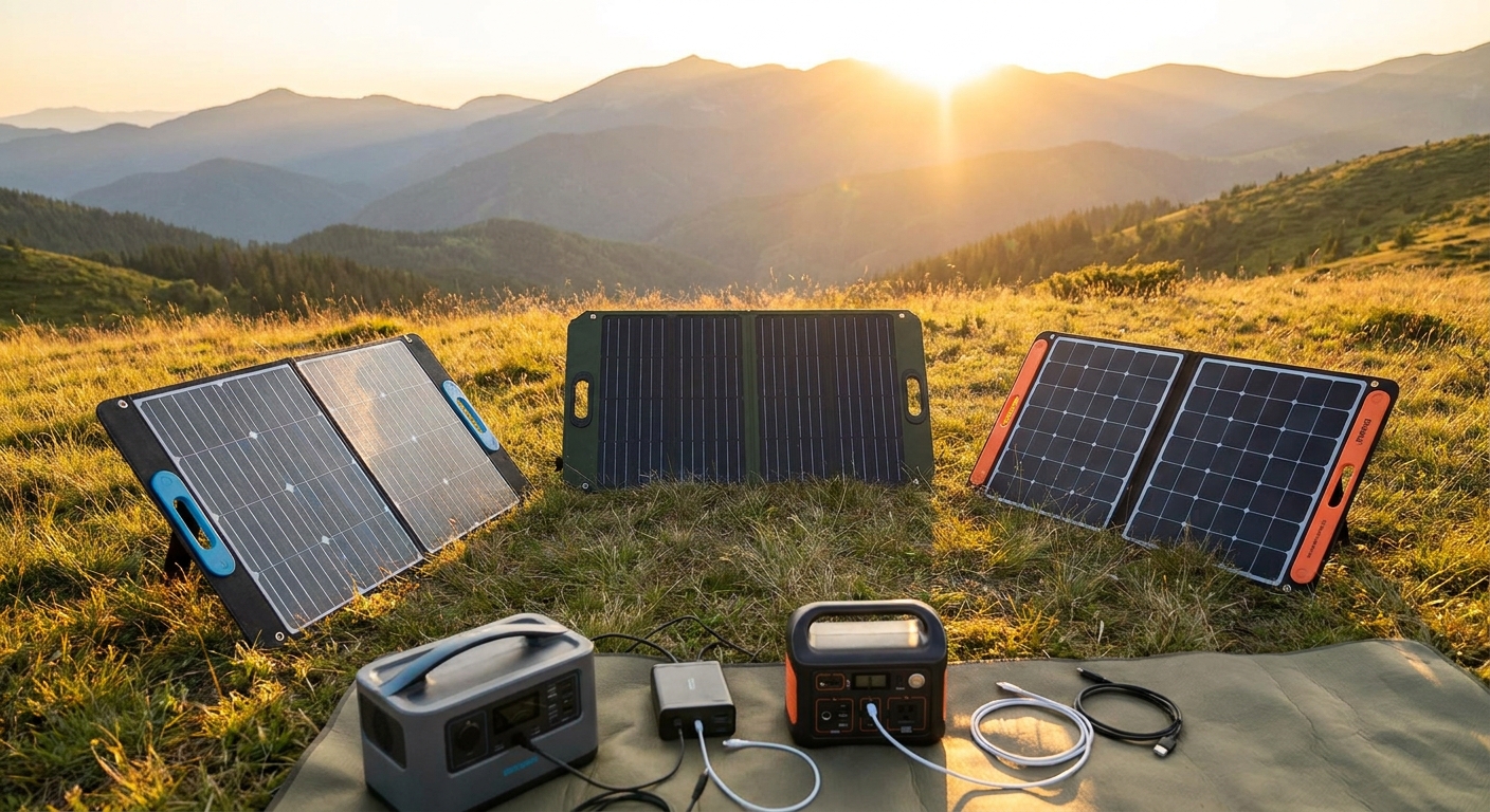 Faltbare Solarpanels Test 2026: EcoFlow, Bluetti und Jackery im Vergleich