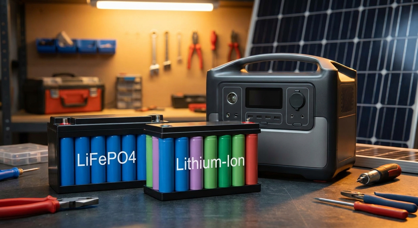 LiFePO4 vs Lithium-Ionen: Welcher Akku ist in der Powerstation besser?
