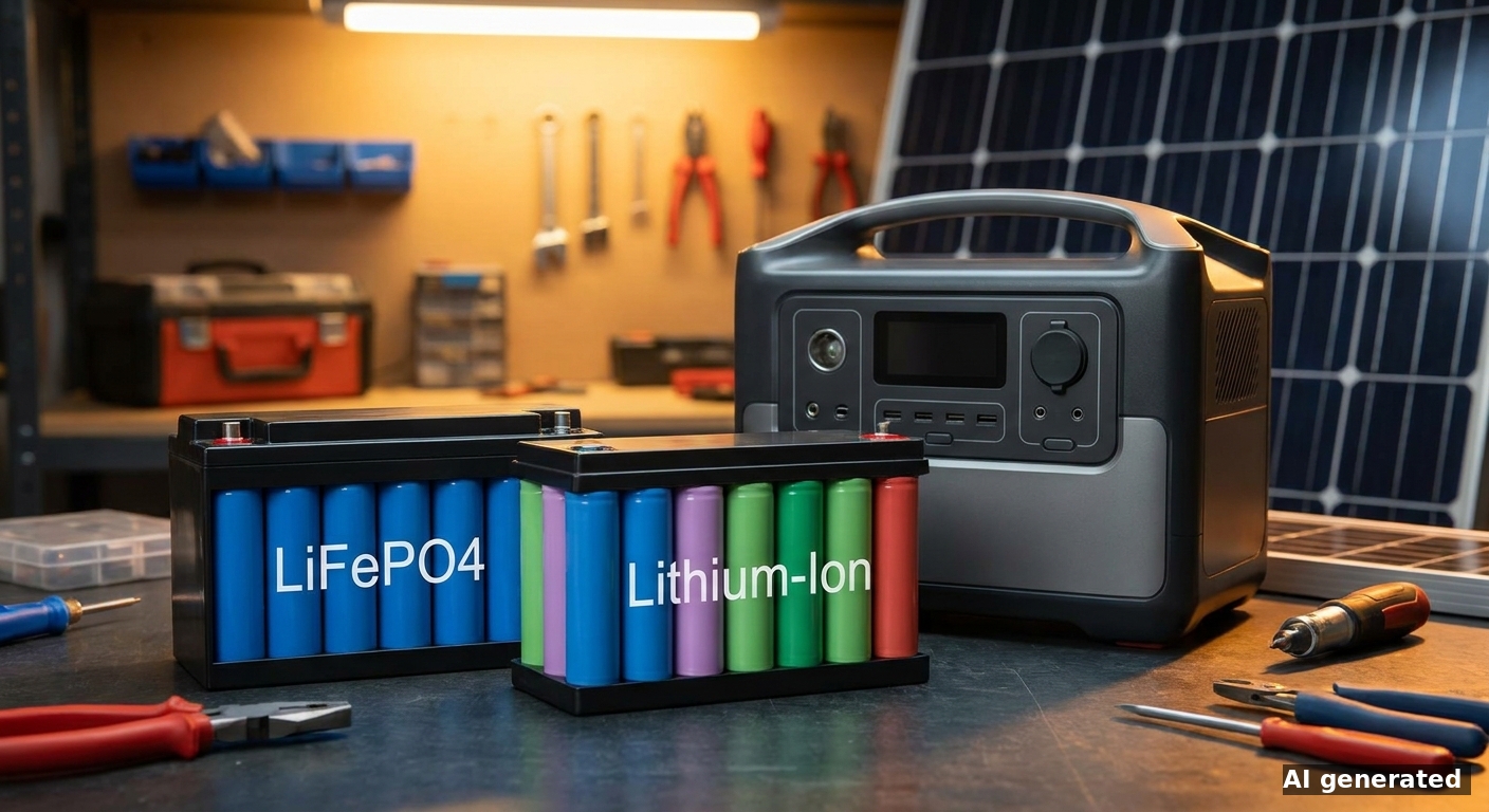 LiFePO4 vs Lithium-Ionen: Welcher Akku ist in der Powerstation besser?
