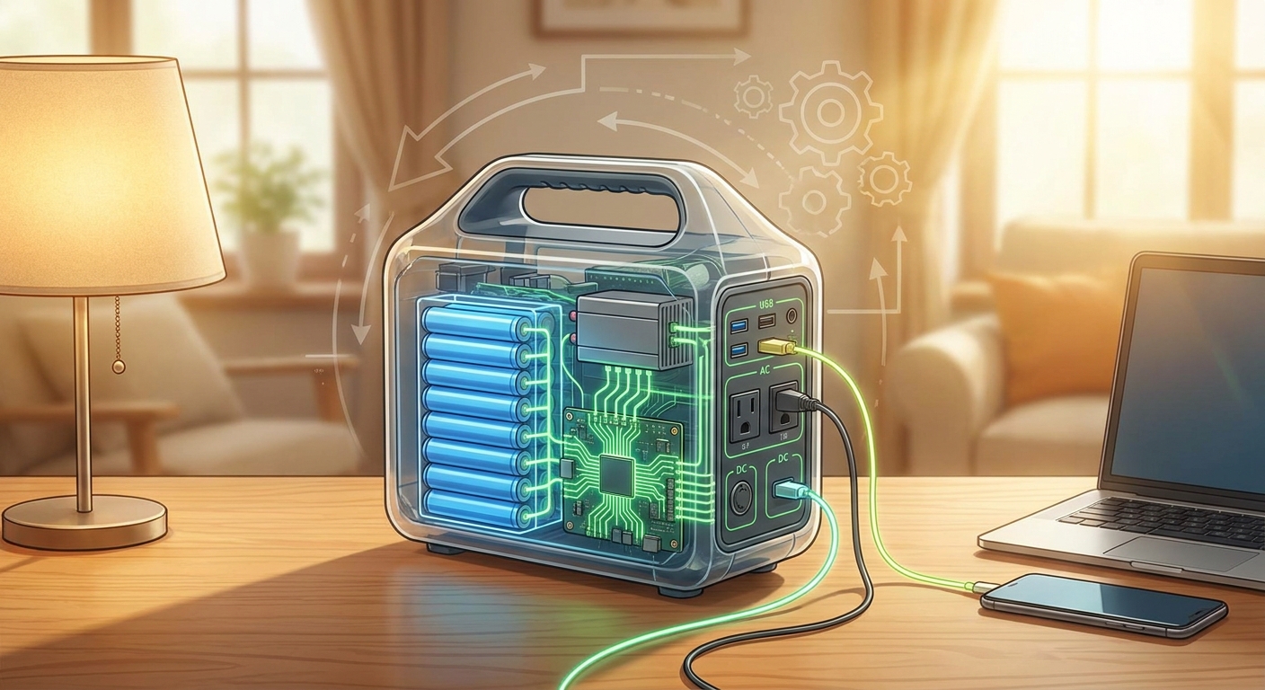 Wie funktioniert eine Powerstation? Technik einfach erklärt