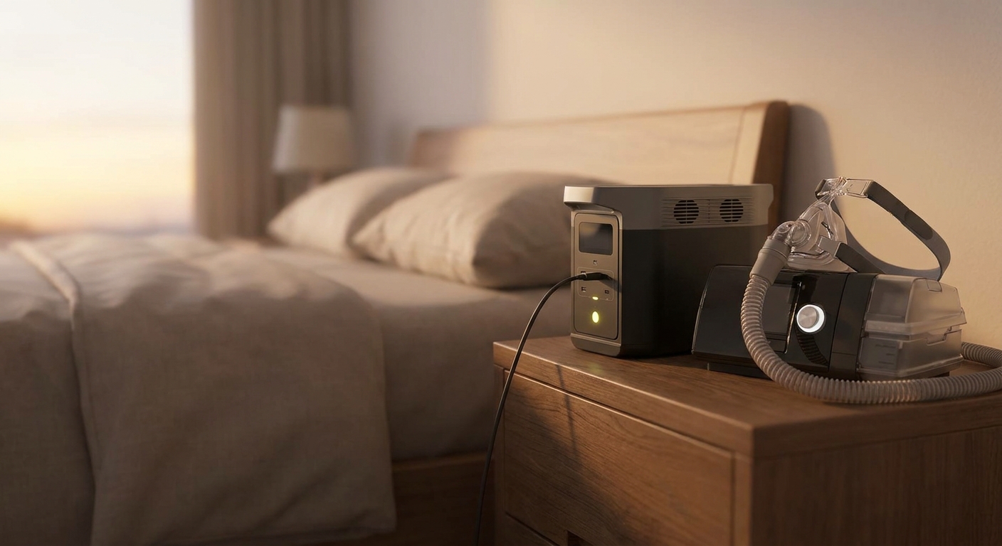 Powerstation für CPAP-Gerät: Notstrom für Schlafapnoe sicher planen