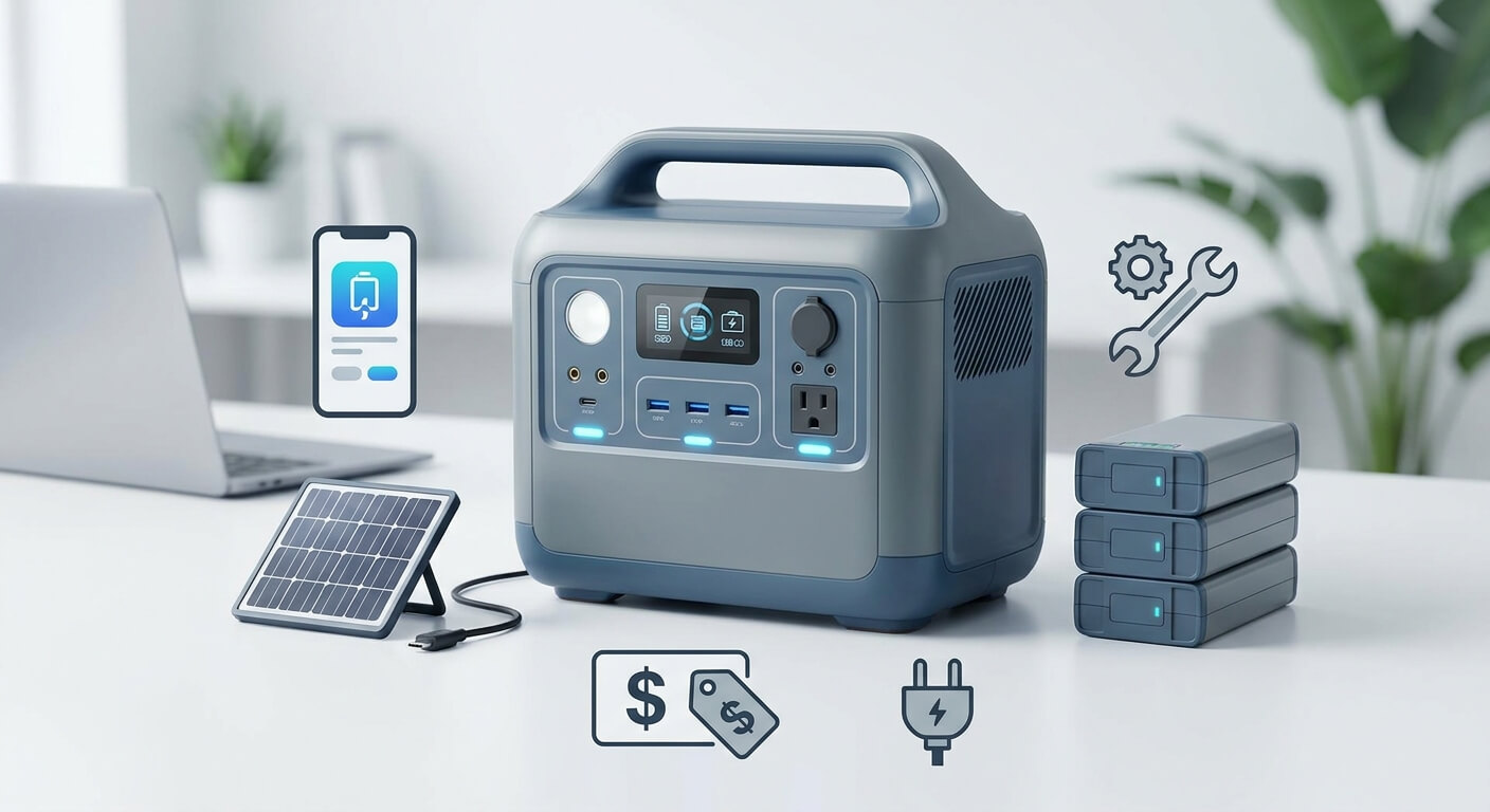 Powerstation Marken EcoFlow, Bluetti, Jackery und Anker SOLIX