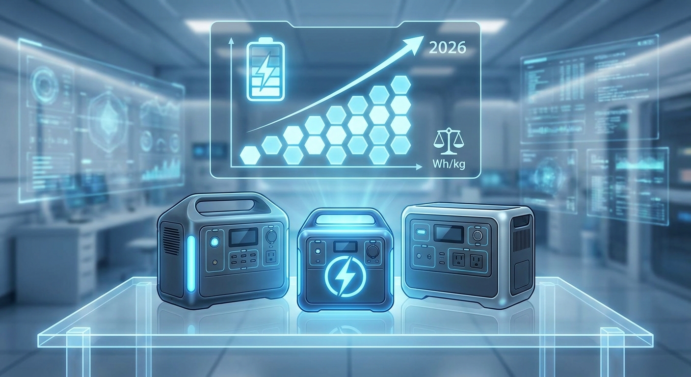 Wh pro Kilogramm: Welche Powerstation hat 2026 die beste Energiedichte? (Studie)