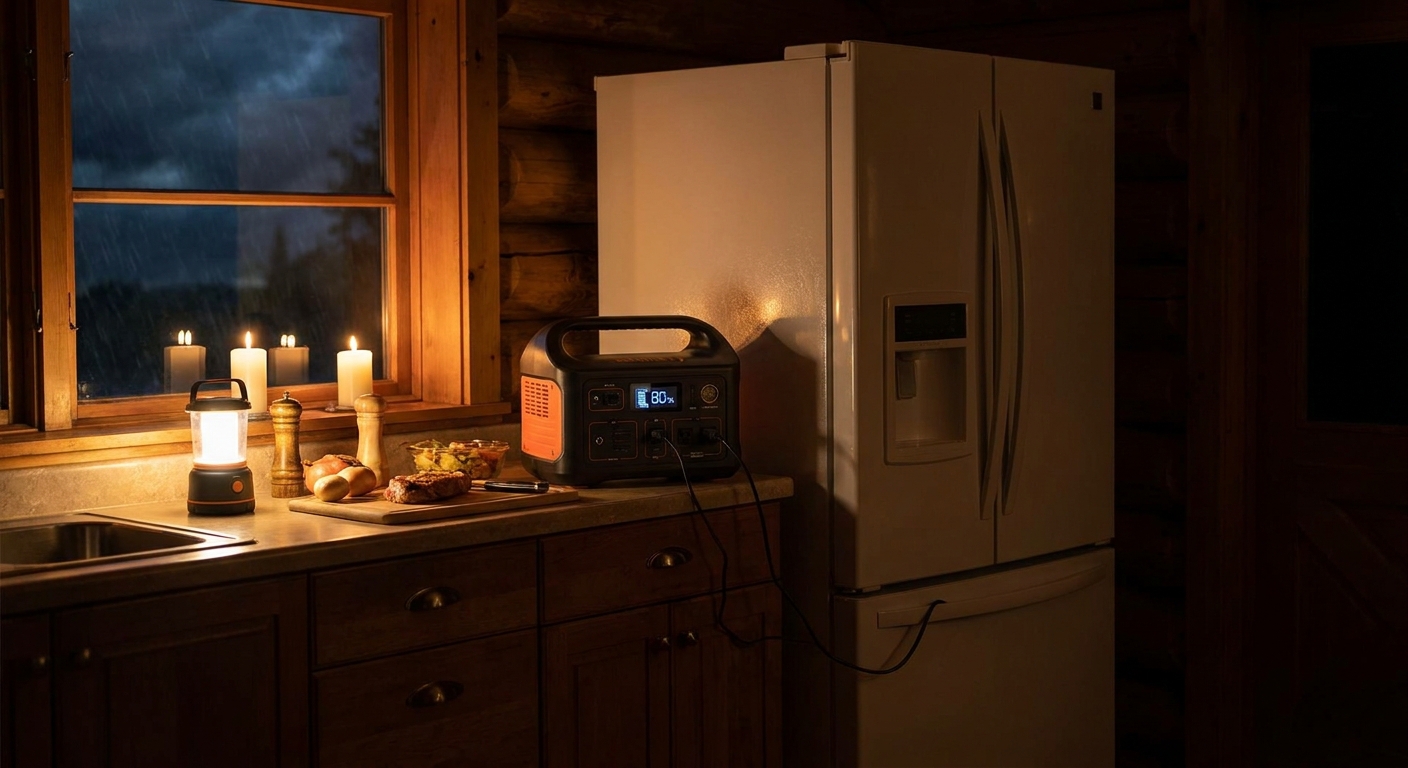 Powerstation für Kühlschrank: Wie lange läuft er bei Stromausfall?